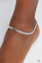 Load image into Gallery viewer, Point In Time Silver Anklet- Paparazzi
