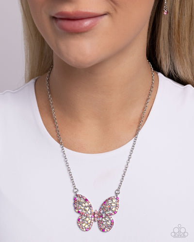 Aerial Academy Pink Necklace- Paparazzi