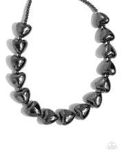 Load image into Gallery viewer, Hello Heartstrings Black Necklace- Paparazzi