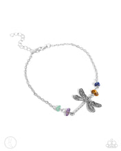 Load image into Gallery viewer, Dragonfly Drawn Multi Anklet- Paparazzi