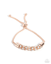 Load image into Gallery viewer, Serious Sentiment Rose Gold Bracelet- Paparazzi