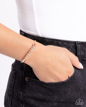Load image into Gallery viewer, Serious Sentiment Rose Gold Bracelet- Paparazzi