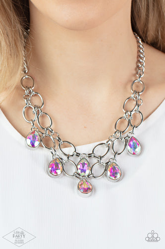 Show-Stopping Shimmer Multi Necklace- Paparazzi