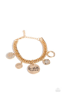 GLITTER and Grace Gold Bracelet- Paparazzi