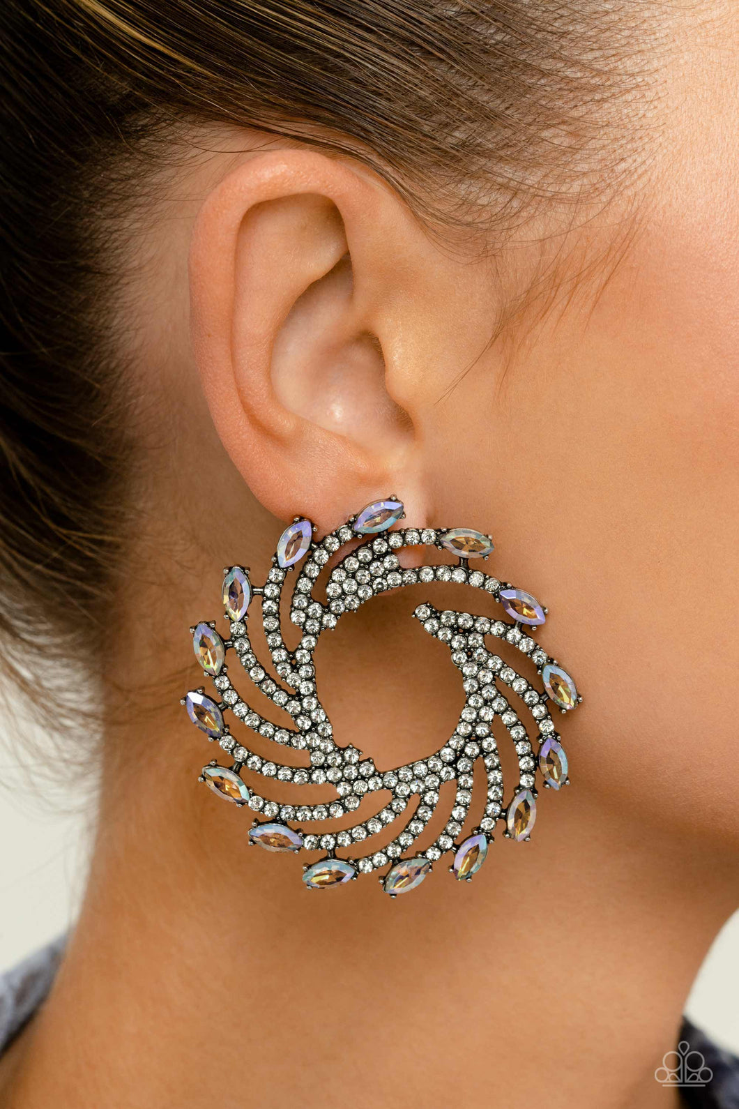 Firework Fanfare Multi Earrings- Paparazzi