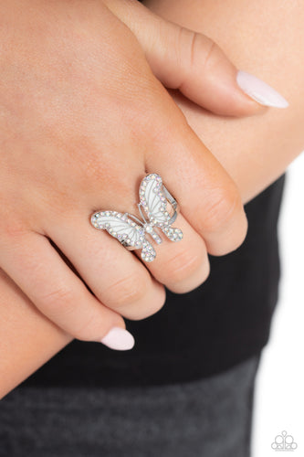 All Good WINGS White Ring- Paparazzi