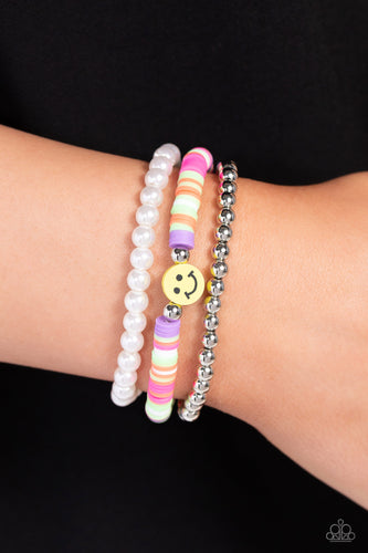 Run A SMILE Purple Bracelet- Paparazzi