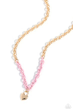 Load image into Gallery viewer, Locked Down Pink Necklace- Paparazzi