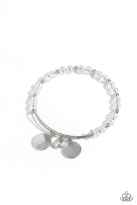 Bodacious Beacon White Bracelet- Paparazzi
