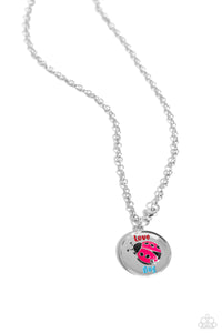 Lively Love Bug Red Necklace- Paparazzi