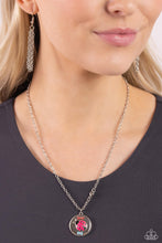 Load image into Gallery viewer, Lively Love Bug Red Necklace- Paparazzi