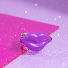 Load image into Gallery viewer, Lively Lips Purple Ring- Paparazzi