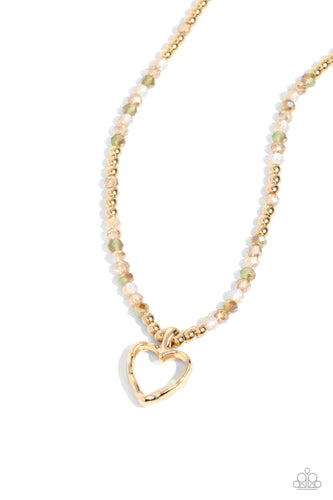 Flashy Fairy Tale Brown Necklace- Paparazzi