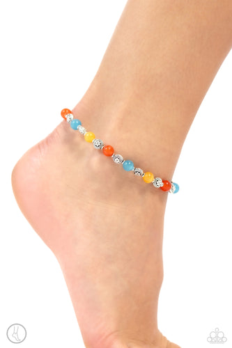Beachy Bouquet Multi Anklet- Paparazzi