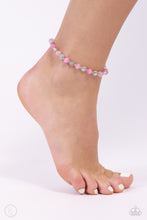 Load image into Gallery viewer, Beachy Bouquet Pink Anklet- Paparazzi