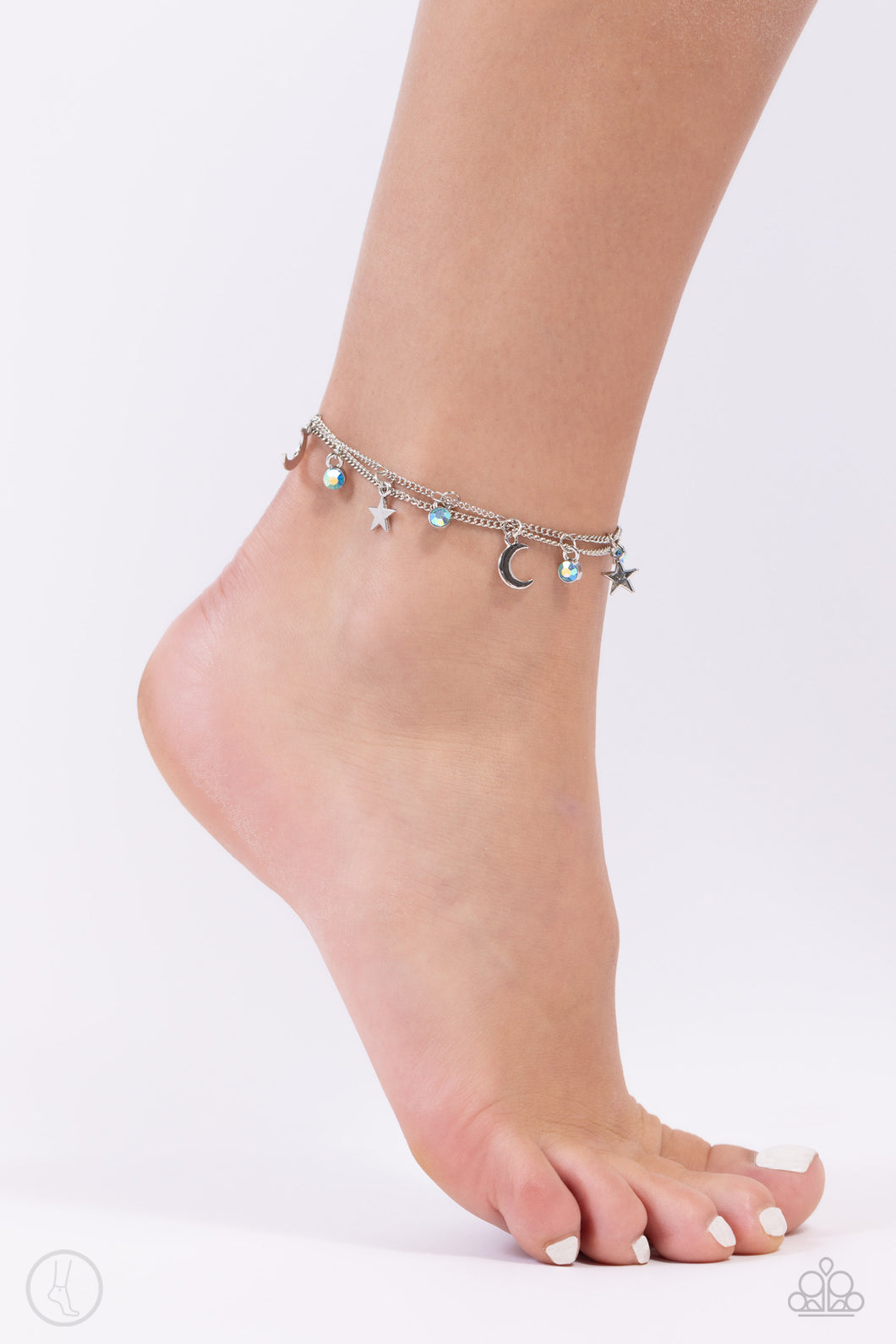 Stellar Sashay Blue Anklet- Paparazzi