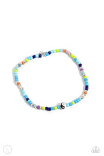 Load image into Gallery viewer, Seize the Shapes Blue Anklet- Paparazzi