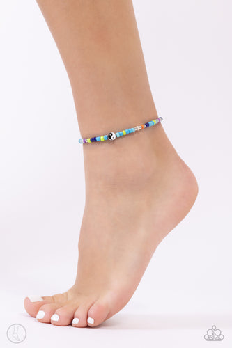 Seize the Shapes Blue Anklet- Paparazzi