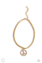 Load image into Gallery viewer, Pampered Peacemaker Gold Anklet- Paparazzi