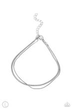 Load image into Gallery viewer, Glistening Gauge Silver Anklet- Paparazzi