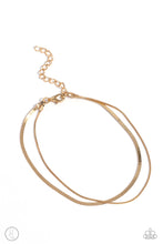 Load image into Gallery viewer, Glistening Gauge Gold Anklet- Paparazzi