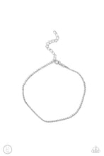 Load image into Gallery viewer, Blinding Basic White Anklet- Paparazzi