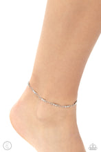 Load image into Gallery viewer, Simple Sass White Anklet - Paparazzi