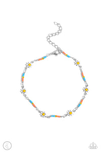 Sweetest Daydream Orange Anklet- Paparazzi