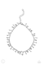 Load image into Gallery viewer, Sprinkled Selection White Anklet- Paparazzi