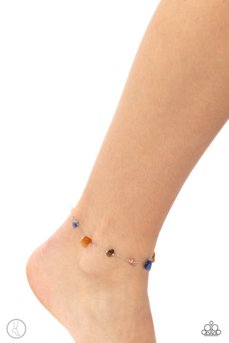 Gemstone Grace Multi Anklet- Paparazzi