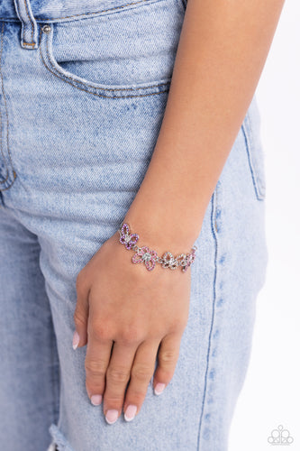 Butterfly Belonging Pink Bracelet- Paparazzi