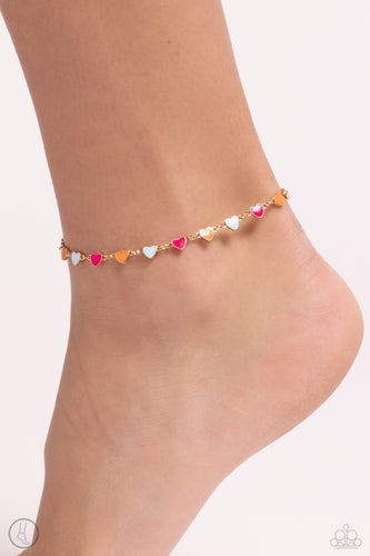 Dancing Delight Multi Anklet- Paparazzi