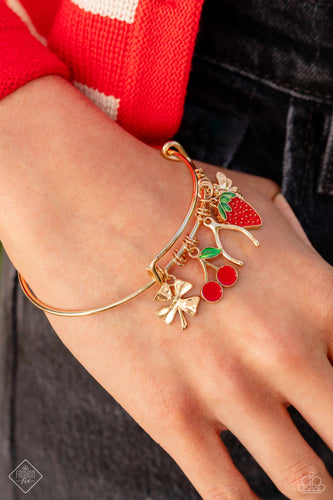 Fruit Freestyle Gold Bracelet- Paparazzi