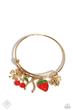 Load image into Gallery viewer, Fruit Freestyle Gold Bracelet- Paparazzi