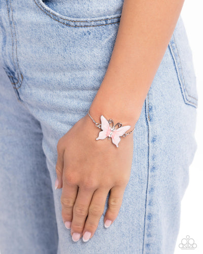 Aerial Adornment Pink Bracelet- Paparazzi