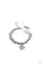 Load image into Gallery viewer, Prim and Pretty Silver Bracelet- Paparazzi