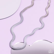 Load image into Gallery viewer, Spray Paint Sass White Necklace- Paparazzi