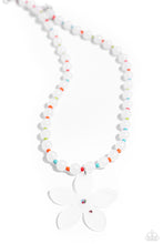 Load image into Gallery viewer, Nostalgic Novelty White Necklace- Paparazzi