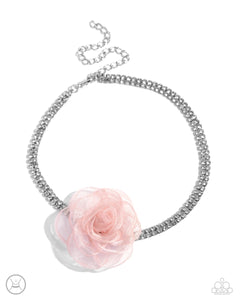 Rosy Range Pink Choker- Paparazzi