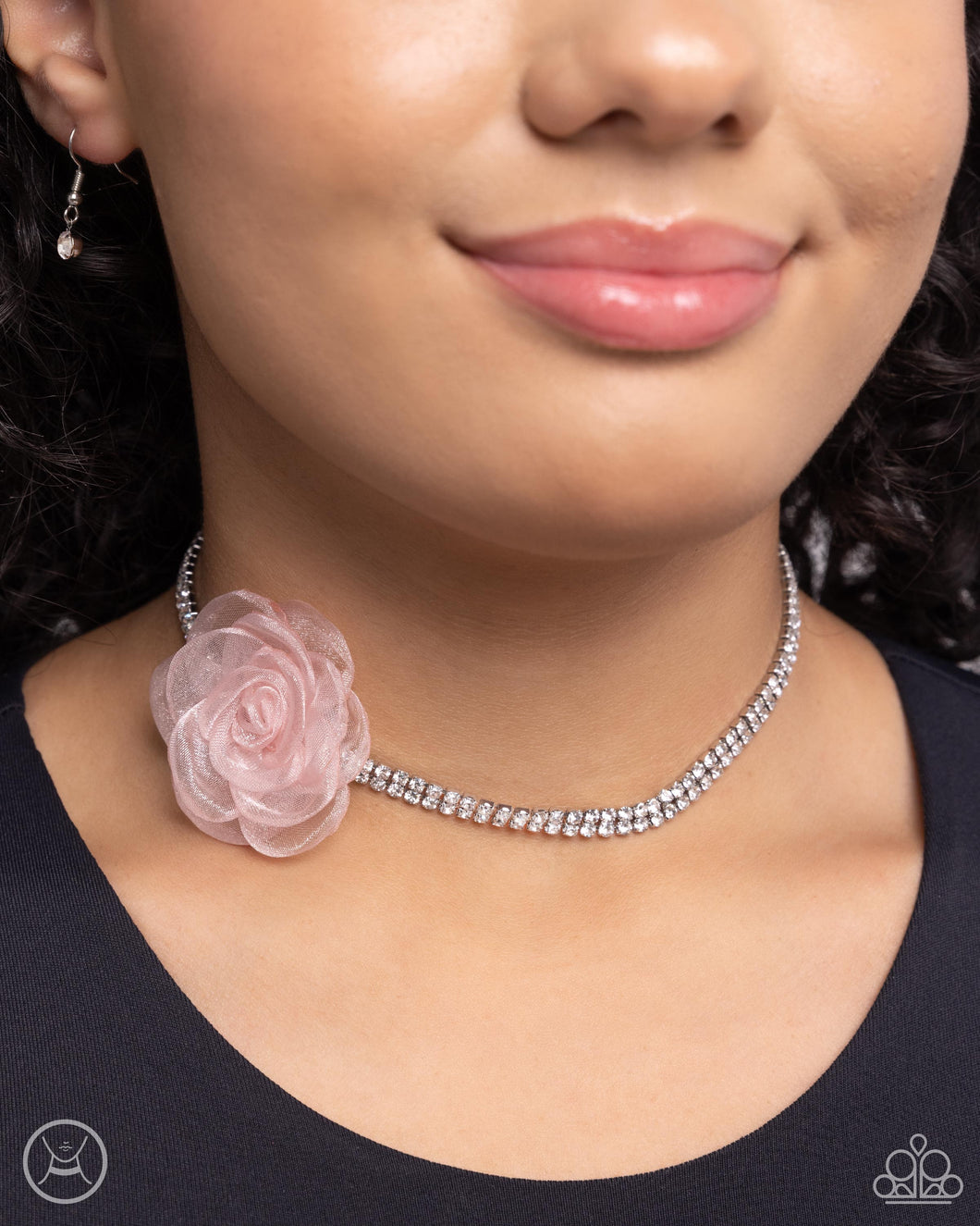 Rosy Range Pink Choker- Paparazzi