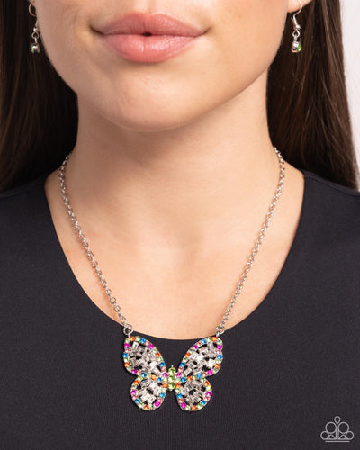Aerial Academy Green Necklace- Paparazzi