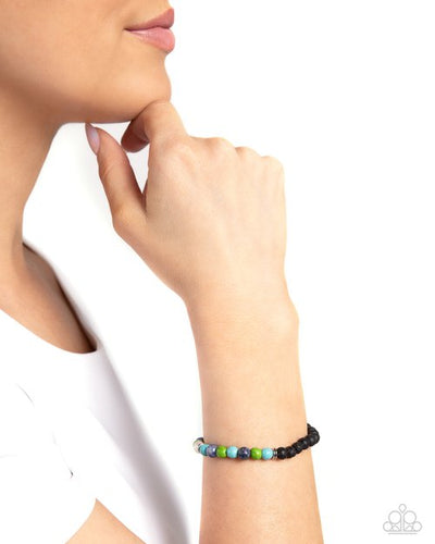 LAVA Will Find A Way Blue Bracelet- Paparazzi