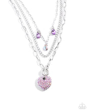 Load image into Gallery viewer, HEART History Purple Necklace- Paparazzi