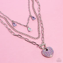 Load image into Gallery viewer, HEART History Purple Necklace- Paparazzi