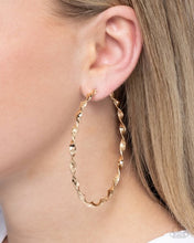 Load image into Gallery viewer, Steady Spirals Gold Earrings- Paparazzi
