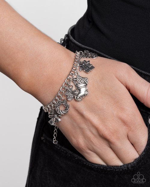 Christmas Classics Silver Bracelet- Paparazzi