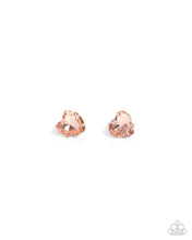 Load image into Gallery viewer, Sweetheart Stunner Gold Post Earrings- Paparazzi