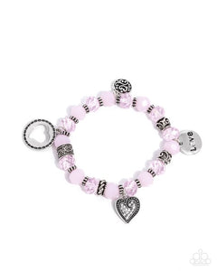 Filigree Finesse Pink Bracelet- Paparazzi