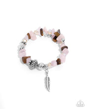 Load image into Gallery viewer, Earthy Earning Pink Bracelet- Paparazzi