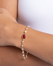 Load image into Gallery viewer, Fitted Fidelity Red Bracelet- Paparazzi